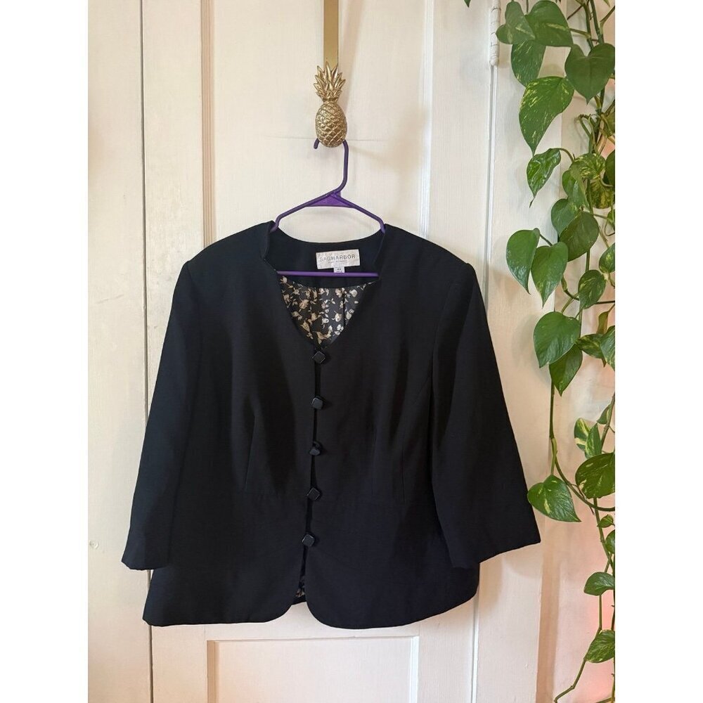 SAG Harbour suit woman size 18 W blazer